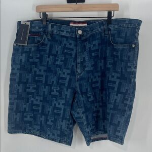 Tommy Hilfiger Blue Denim Jean Shorts Size 40 NWT